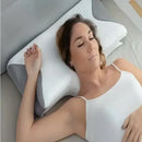 Butterfly sleep memory pillow made from contoured memory foam for 
