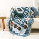 Nordic Knitted Plaid Blanket – Cotton Linen Sofa Cover & Home Decor Throw
