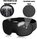 3D Sleep Mask Lights Blockout | Soft Memory Foam Eye Shade for Total Darkness & Comfort