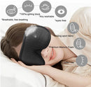 3D Sleep Mask Lights Blockout | Soft Memory Foam Eye Shade for Total Darkness & Comfort