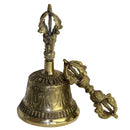 Brass Nepali Meditation Bell With Rich Sound – Ideal For Puja, Prayer & Home Decor
