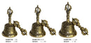 Brass Nepali Meditation Bell With Rich Sound – Ideal For Puja, Prayer & Home Decor