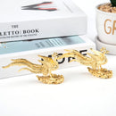 Gold Phoenix Statue Incense Stick Holder Home Decor Accessories Mini Portable Incense Burner