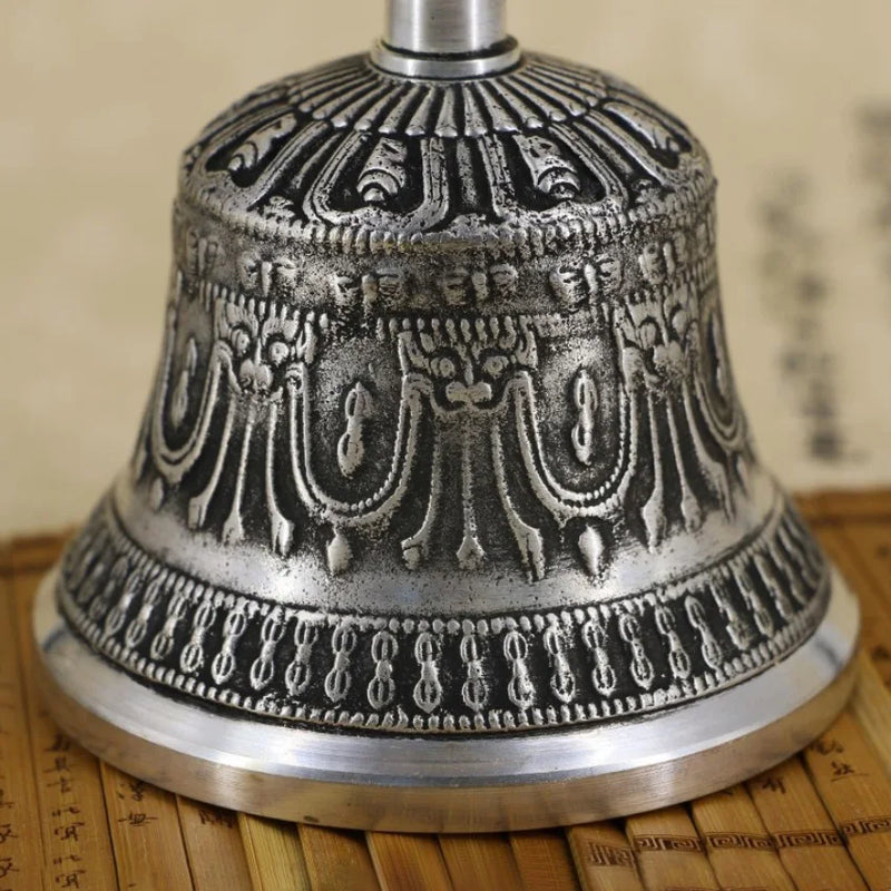 Brass Nepali Meditation Bell With Rich Sound – Ideal For Puja, Prayer & Home Decor