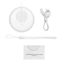 Portable White Noise Sound Machine for Baby Sleep, 10 Soothing Sounds, Rechargeable, USB-Powered