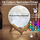 3D Printing Moon Lamp – Custom Personalized Photo & Text Night Light, USB Rechargeable Lunar Gift