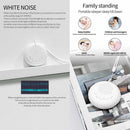 Portable White Noise Sound Machine for Baby Sleep, 10 Soothing Sounds, Rechargeable, USB-Powered