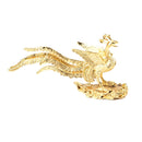 Gold Phoenix Statue Incense Stick Holder Home Decor Accessories Mini Portable Incense Burner