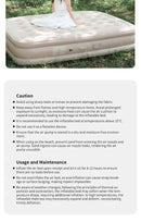 Double Inflatable Air Mattress With Built-in Pump Self-Inflating Camping Bed for Outdoor Indoor Use