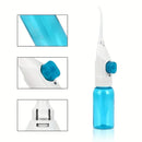 Portable High-Pressure Oral Irrigator – Manual Dental Floss Water Toothpick for Teeth Cleaning
