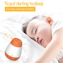 Baby White Noise Machine with Smart Voice Sensor, 6 Soothing Sounds, Rechargeable & Portable