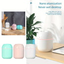Portable Mini Spray Mist Humidifier – USB Aroma Diffuser, Essential Oil Compatible for Car & Home