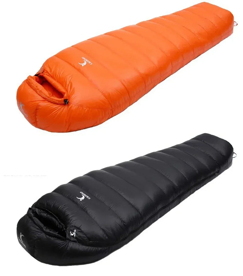 Winter Down Sleeping Bag – Lightweight Goose Down Camping Bag for Cold Weather