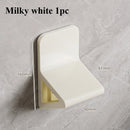 Perforation-free bathroom footstool and body-cleaning aid with non-slip design for easy foot care