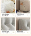 Triangle Headboard Pillow – Plush Long Bed Cushion for Back Support & Bedroom Decor