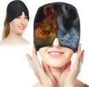 Ice Hat Eye Mask – Migraine Relief Hat with Gel Hot & Cold Therapy