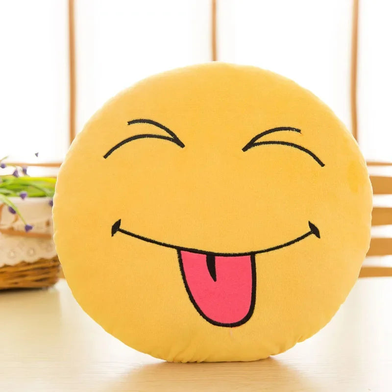 Cute Plush Napping Pillow – Funny Face Emotional Cushion for Kids & Adults-32cm