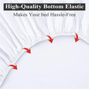 100% Egyptian Cotton Fitted Sheet with Elastic Bands | 400TC