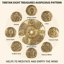 Handcrafted Tibetan Tingsha Cymbal Bell With 8 Auspicious Symbols – 6.5cm