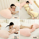 Four season detachable ice silk side sleeping leg pillow for women pregnancy and all night comfort
