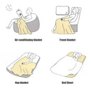 Hello Kitty Plush Reversible Fleece Blanket – Double-Layered Cozy Throw