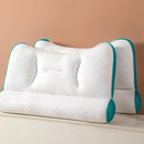 Ergonomic memory foam neck support pillow for side, back and stomach sleepers