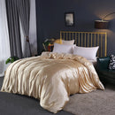 LUXURY SATIN DUVET COVER HIGH DENSITY FABRIC WITH SILKY RAYON FEEL FOR HOME  HOTEL USE FEI ZHI TIAN