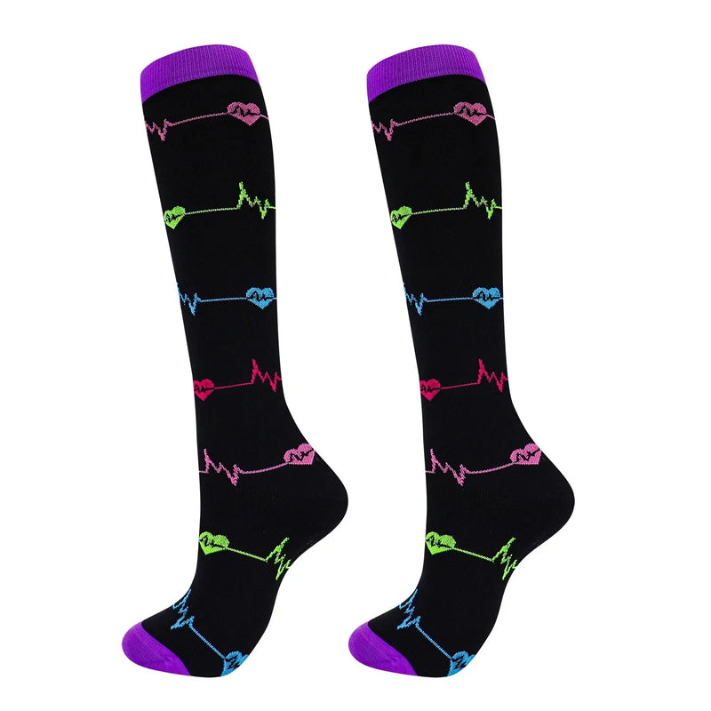 Compression Stockings  Anti-Fatigue, Varicose Veins Relief, and Sports Socks for Men and Women