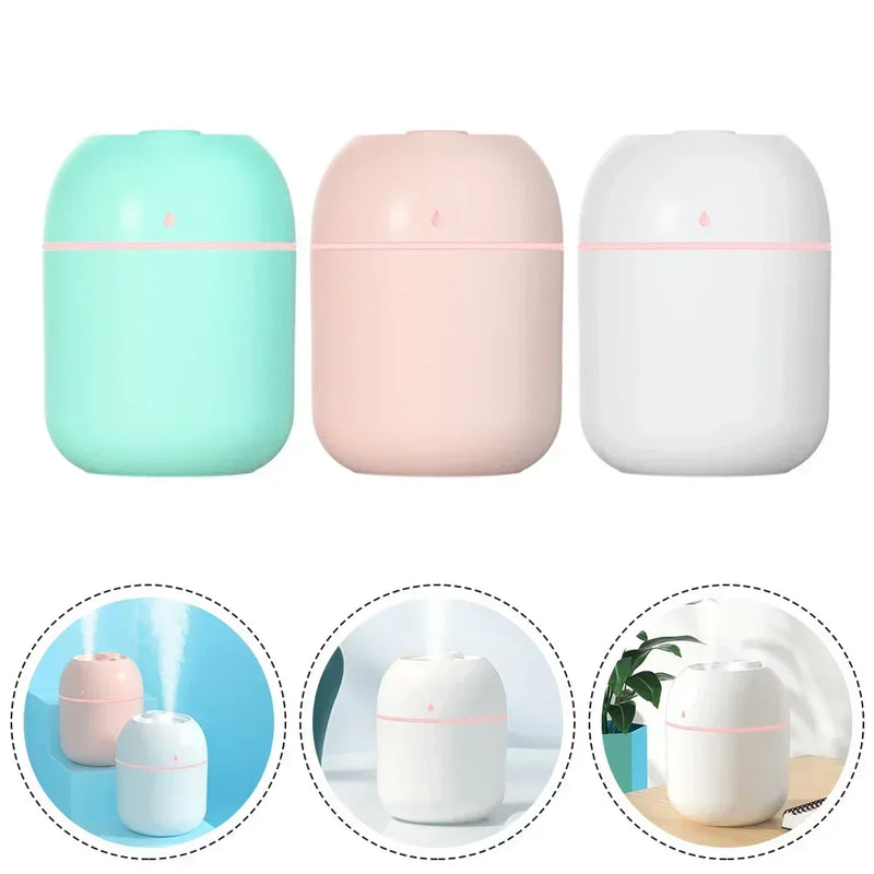CAR AIR FRESHENER LED HUMIDIFIER DIFFUSER – PORTABLE AROMATHERAPY FOR CARS AND HOMES
