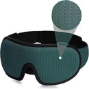 3D Sleep Mask Lights Blockout | Soft Memory Foam Eye Shade for Total Darkness & Comfort