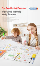 Magical Tracing Workbook for Kids Reusable Handwriting Practice & Drawing Educational Copybook
