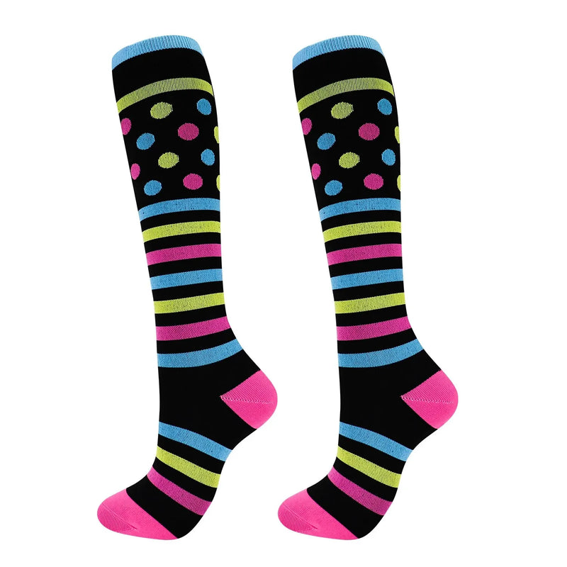 Compression Stockings  Anti-Fatigue, Varicose Veins Relief, and Sports Socks for Men and Women
