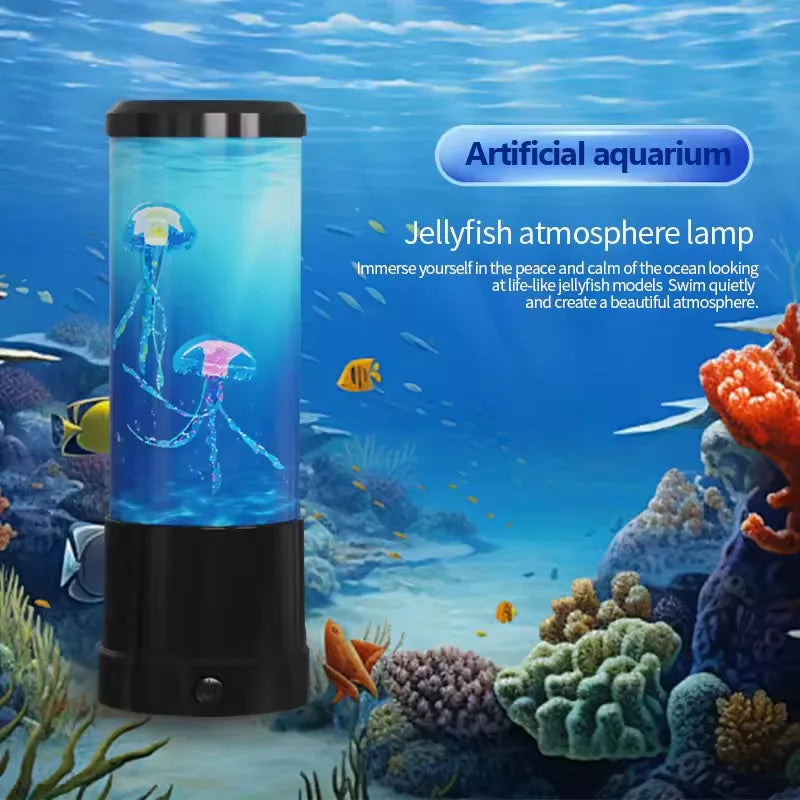 Jellyfish Lamp Color-Changing LED 7 Colors – Mood Aquarium Night Light