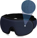 3D Sleep Mask Lights Blockout | Soft Memory Foam Eye Shade for Total Darkness & Comfort