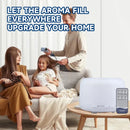 500ml essential oil diffuser with ultrasonic humidifier, timer function and colourful LED lighting