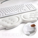 Cloud Keyboard & Mouse Pad with Wrist Rest – Ergonomic Memory Foam Support for Office & Gaming