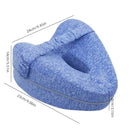 1pc Leg Pillow Ergonomic for Side Sleeping  Knee Pillow Side Sleeper Leg Support Cushion With Remo.
