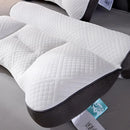 Ergonomic memory foam neck support pillow for side, back and stomach sleepers