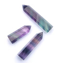 Natural Stone Crystal Point Wand – Rose Quartz, Amethyst, Obsidian & More – Reiki Healing & Home Décor