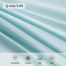 Ice Silk Cooling Blanket for Summer, Lightweight & Smooth, Twin/King Sizes Air Condition Comforter –