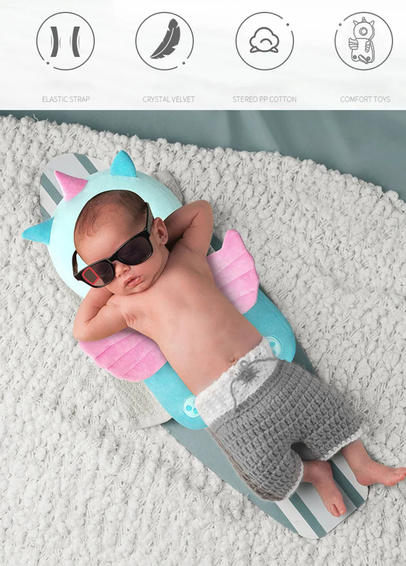 Children's anti-fall head protection pillow for toddlers learning to walk – breathable cotton safety pad