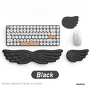 Cloud Keyboard & Mouse Pad with Wrist Rest – Ergonomic Memory Foam Support for Office & Gaming
