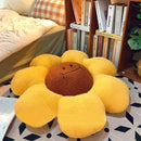 Sunflower sitting cushion – plush decorative pillow for sofa, office, and home décor