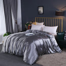 LUXURY SATIN DUVET COVER HIGH DENSITY FABRIC WITH SILKY RAYON FEEL FOR HOME  HOTEL USE FEI ZHI TIAN