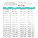 Waterproof Fitted Sheet Mattress Protector – Breathable, Anti-Dust Mite,  Polyester Cotton Bedding