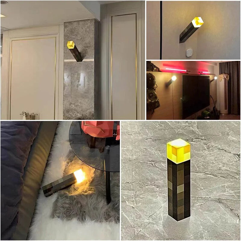 Brownstone Flashlight LED Night Light Bedroom Decorative Light Color Charging USB Charging Buckle