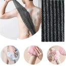 Japanese exfoliating bath towel ultra-long back scrubber with dual-sided shower washcloth