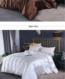 LUXURY SATIN DUVET COVER HIGH DENSITY FABRIC WITH SILKY RAYON FEEL FOR HOME  HOTEL USE FEI ZHI TIAN