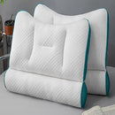 Ergonomic memory foam neck support pillow for side, back and stomach sleepers