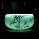 Traditional Celadon Hand-Painted Teacup – 80ml Chinese Kung Fu Tea Cup